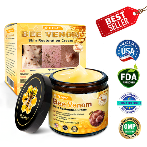 Made and Shipped from USA ✨ TLOPA® Bee Venom Skin Restoration Cream ⏰ LAST DAY 80% OFF💖💖
