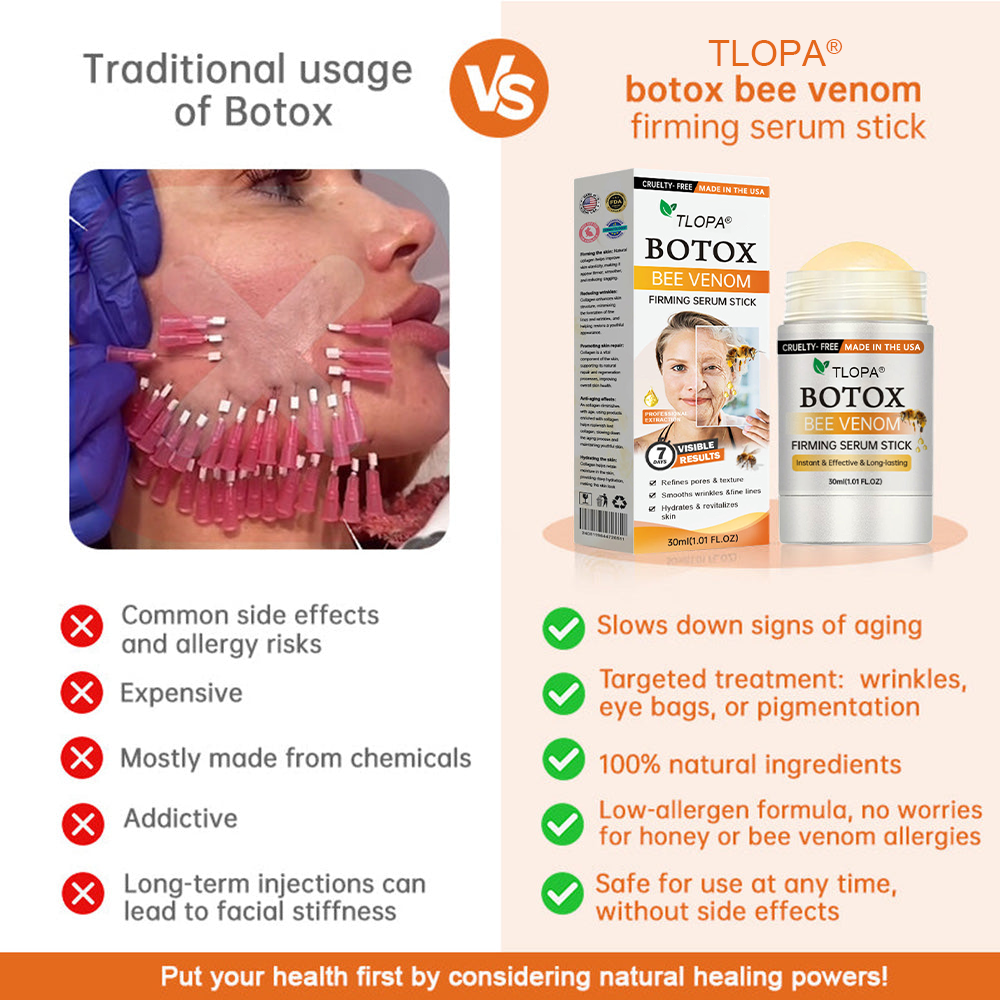 Made and Shipped from USA✨TLOPA® Botox Bee Venom Firming Serum Stick✨(🔥LAST DAY 70% OFF🔥)