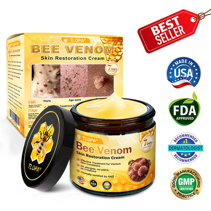 Made and Shipped from USA ✨ TLOPA® Bee Venom Skin Restoration Cream ⏰ LAST DAY 80% OFF💖💖