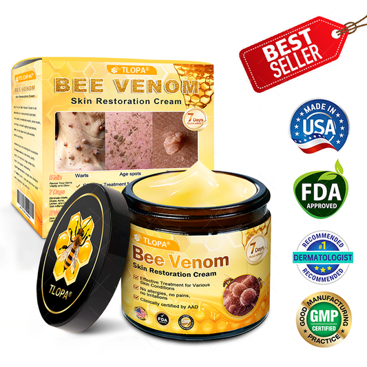 Made and Shipped from USA ✨ TLOPA® Bee Venom Skin Restoration Cream ⏰ LAST DAY 80% OFF💖💖